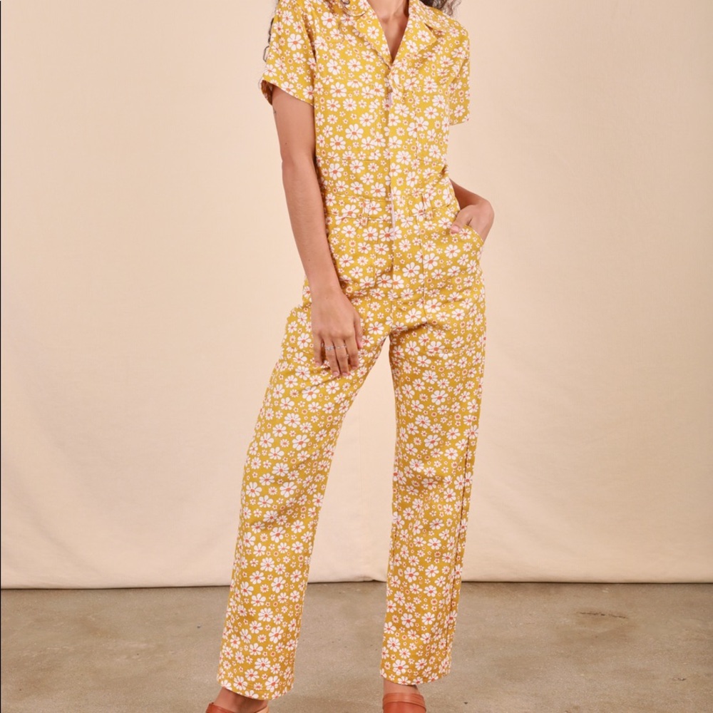 Big Bud Press Lazy Daisy Short Sleeve Jumpsuit